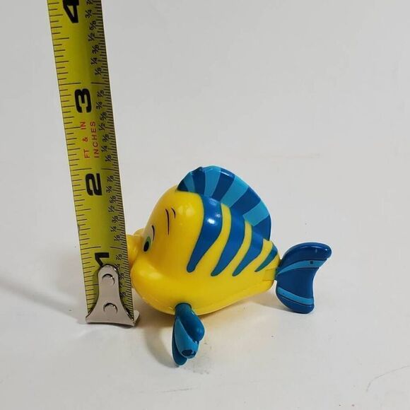 1996 Disney's The Little Mermaid Flounder Fish McDonald's Happy Meal Toy - Picture 4 of 4